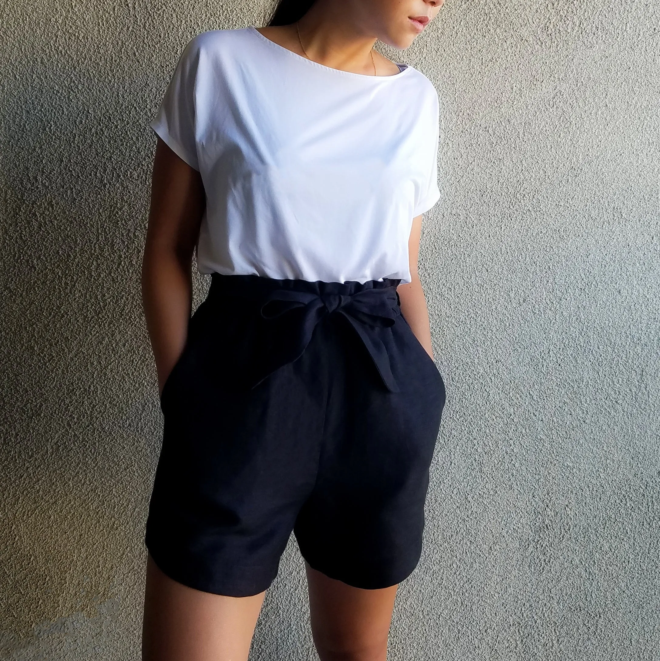 YURI Shorts - Black, size S,  4" inseam